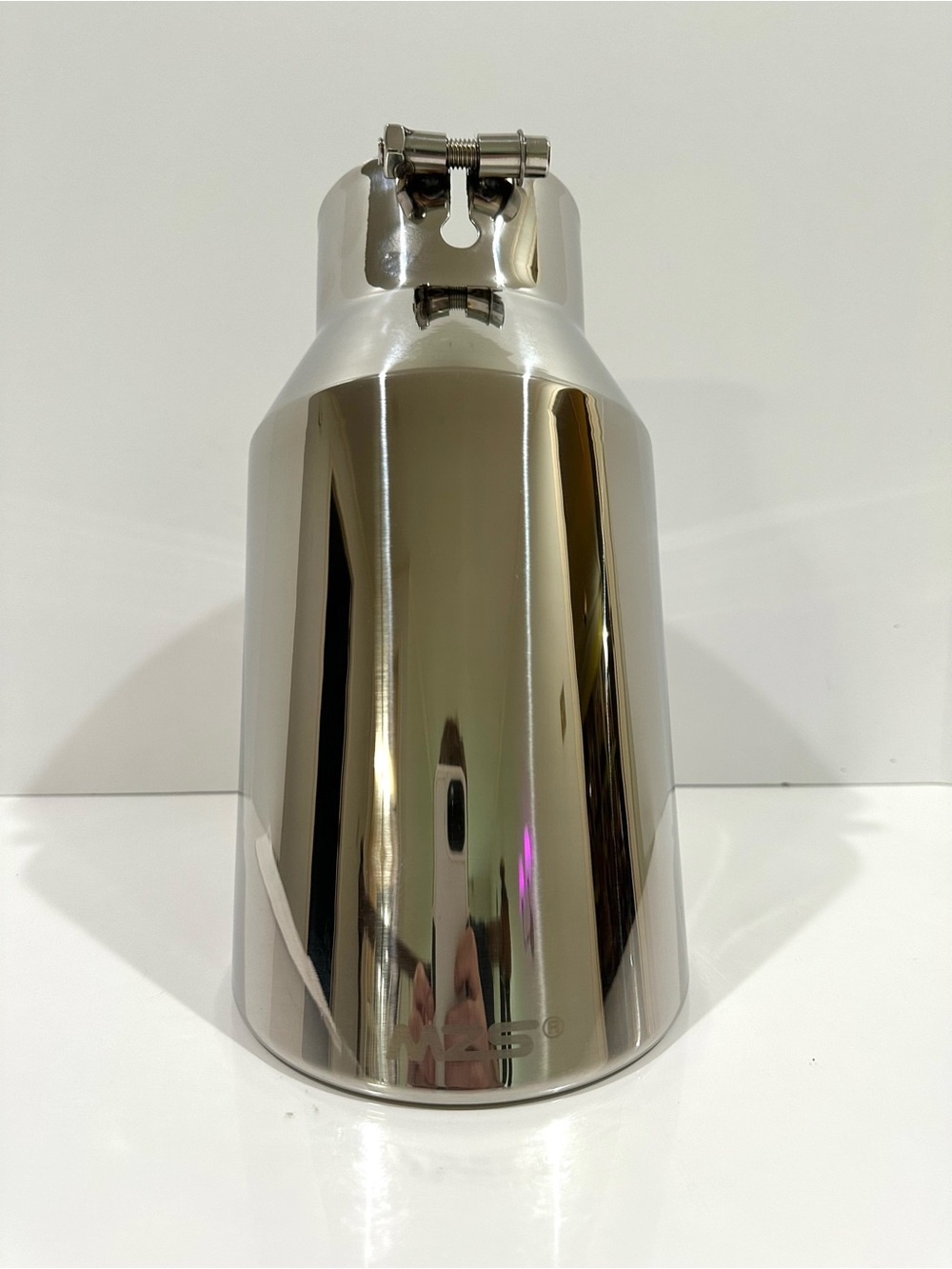 Exhaust Tips, Stainless Steel 4" Inlet 6" Outlet 12" Length 4" to 6" x12"